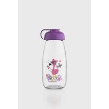 Renga Milky Kids Desenli 250 ml Cam Şişe 182056 Mor