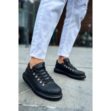 SHN CH021 Cst Favo Erkek Ayakkabı Sıyah