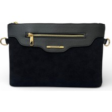 Sanmorris Kadın Suni Deri Ayarlanabilir Çapraz ve El Askılı Portföy, Clutch Çanta