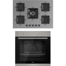 Ferre Mega Plus Serisi 2'li Cam Ankastre Set (XE61MDV-SS038)