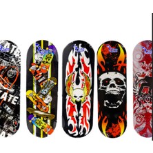 Feyza Design Büyük Boy 78 cm Ahşap Kaykay, Dayanıklı ve Şık Tasarım