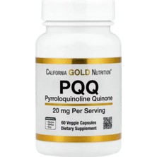 California Gold Nutrition Pqq, 20 Mg, 60 Veggie Capsules