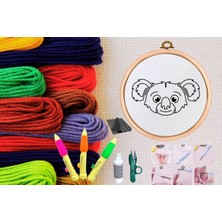 Vioma Aksesuar Punch Seti Nakış Seti Kasnaklı Kendin Yap Seti Seri 55