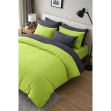 İyi Geceler İstanbul Iyi Geceler Istanbul In Line Nevresim Takımı Çift Kişilik - Yeşil