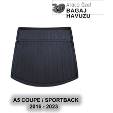 Elorcar Audı A5 Coupe - Sportback 2016 - 2023 3D Bagaj Havuzu