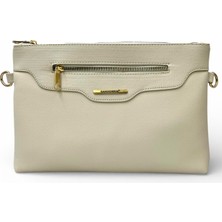 Sanmorris Kadın Suni Deri Ayarlanabilir Çapraz ve El Askılı Portföy, Clutch Çanta