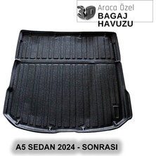 Elorcar Audı A5 Sedan  2024 - Sonrası 3D Bagaj Havuzu