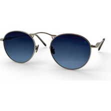 Superstep St 876 C04 49 Unisex Oval Gri Metal Güneş Gözlüğü