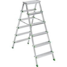 SHN Sm Saraylı 6+6 Çift Taraflı Alüminyum Merdiven