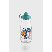 Renga Ufo Kids Surfing Desen 250 ml Cam Şişe 182030 Sky Turkuaz