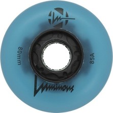 Feyza Design Parlak Mavi Işıklı Paten Tekerliği, Kayma ve Günlük Kullanım Için Uygun