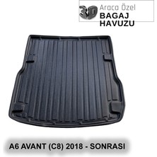 Elorcar Audı A6 Avant C8 2018 - Sonrası 3D Bagaj Havuzu