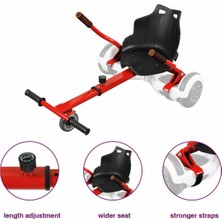 Feyza Design Ayarlanabilir 6.5", 8.5" ve 10" Hoverboard ve Gokart Seti