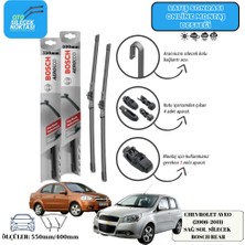 Chevrolet Aveo  (2006-2011) Ön Sağ-Sol Silecek Bosch Aeron Eco 550MM/400MM