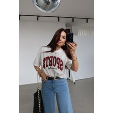 Özge Özgenç Sports Yazı Baskılı Tshirt