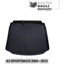 Elorcar Audı A3 Sportback (8p) 2004 - 2012 3D Bagaj Havuzu