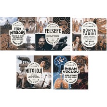 Kronik Kitap Dakikalar Icinde Turkmitolojisi+Felsefe+Dunya Tarihi+Mitoloji+Insan Vucudu=(5kitap)