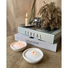 CasadiDuck Asimetrik Mini Dekoratif Kase/mumluk 4’lü 9-5 cm