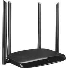 SHN Everest Ewr-Ac5-V3, AC1200, 1200MBPS, Dual Band Wifi, 4port, 1 Wan, Masaüstü, Megabit, Wisp, Repeat