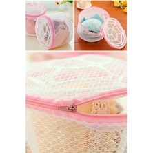 Brentino Sütyen Iç Çamaşırı Yıkama Filesi Destekli Koruma Kafesi 20X15 cm Fermuarlı Deforme Önleyici