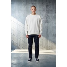 Black Steel Bisiklet Yaka Selanik Ördü Sweatshirt