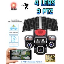 Heiman HM-892 4g Sim Kartlı 4 Kameralı 3 Telefondan Kontrol 12MP Hd Kamera