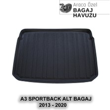 Elorcar Audı A3 Sportback Alt Bagaj (8V) 2013 - 2020 3D Bagaj Havuzu