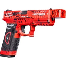Aw Custom Glock 17 Deadpool Edition Airsoft Tabanca