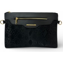 Sanmorris Kadın Suni Deri Ayarlanabilir Çapraz ve El Askılı Portföy, Clutch Çanta