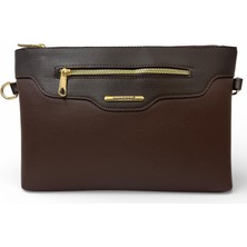 Sanmorris Kadın Suni Deri Ayarlanabilir Çapraz ve El Askılı Portföy, Clutch Çanta