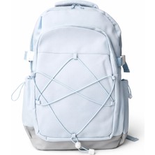  Ecrou Mavi 2 Bölmeli Aksesuarlı Okul Sırt Çantası