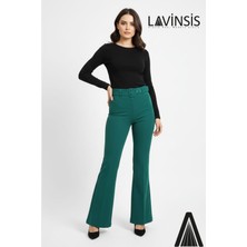 Lavinsis Yüksek Bel Ispanyol Paça Kadın Pantolon