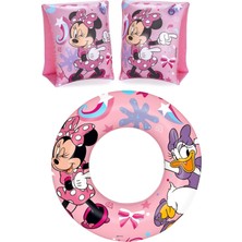 Bestway Sevimli Minnie Mouse Simit ve Çocuk Kolluk Takımı, 2'li Set