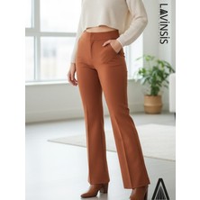 Lavinsis Yüksek Bel Ispanyol Paça Kadın Pantolon