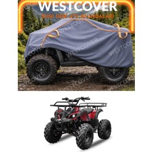 WestCover Yuki YK200-T3 Tract  Uyumlu Neon Fitilli Suni Deri Atv Brandası,çadırı