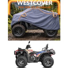 WestCover Yuki SV570-T  Uyumlu Neon Fitilli Suni Deri Atv Brandası,çadırı