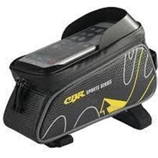 Xbyc 842 Bisiklet Kadro Üstü Çanta Siyah Sarı