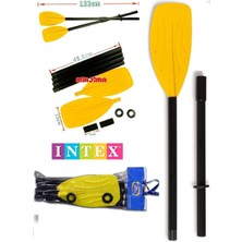 PremiumPort Intex Şişme Bot Küreği 3 Parça, 122 Cm, Dayanıklı ve Kullanışlı Kürek Seti