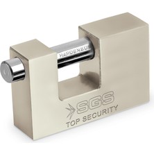 SHN Sgs 1367 Cam Kapı Kilidi Kayar Milli Saten Kaplama 90 mm