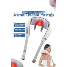 Ensiga Şarjlı Asmalı Masaj Yastığı 2024 Yeni Nesil 8d Boyun Sırt Omuz Yoğurma Akupunktur Masajı