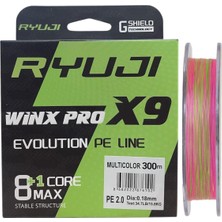 Ryuji Winx Pro X9 300MT 0.18MM Ip Misina Multi Color