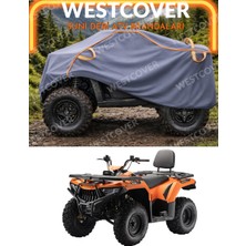 WestCover Apachi Tulpar 300 Uyumlu Neon Fitilli Suni Deri Atv Brandası,çadırı