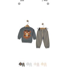 Mini Moda House Aslan Baskılı 2’li Erkek Çocuk Takım