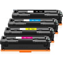 Canon CRG-045 / CRG045 4 Renk Çipli Muadil Toner Seti Canon I-Sensys MF635CX (MF-635) Yazıcı Uyumlu