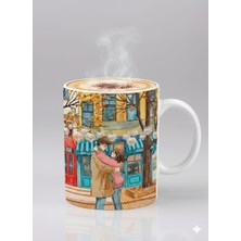 Sevgililer Günü Özel Porselen Kupa | Romantik Sevgiliye Hediye Kupası (Düz)