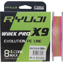 Ryuji Winx Pro X9 300MT 0.12MM Ip Misina Multi Color