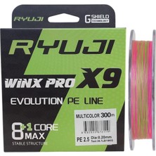 Ryuji Winx Pro X9 300MT 0.20MM Ip Misina Multi Color