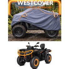 WestCover Can-Am Outlander  Uyumlu Neon Fitilli Suni Deri Atv Brandası,çadırı