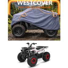 WestCover Kuba Hussar 220 Uyumlu Neon Fitilli Suni Deri Atv Brandası,çadırı