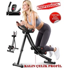 PremiumPort R-Mek1 Karın Egzersiz Aleti LCD Ekranlı Spor ve Ev Kullanımı